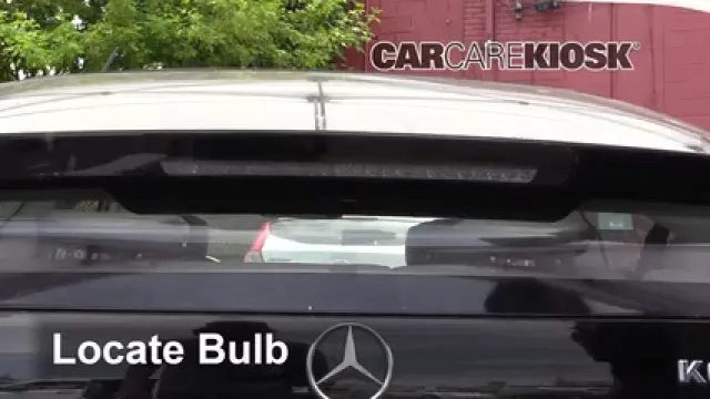 2003 Mercedes-Benz C230 Kompressor 1.8L 4 Cyl. Supercharged Coupe (2 Door) Lights Center Brake Light (replace bulb)